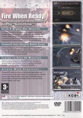 Naval Ops - Commander box cover back